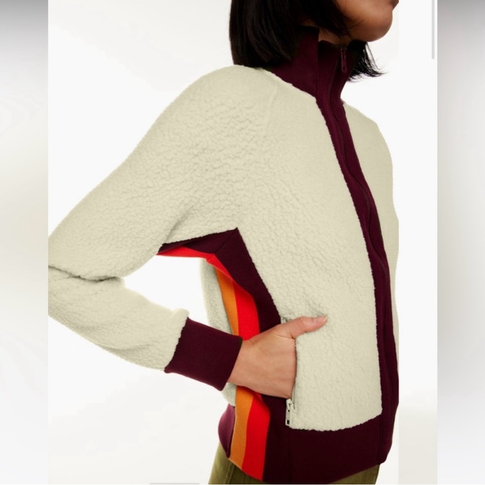 Wilfred Free Mock Neck Zip Up